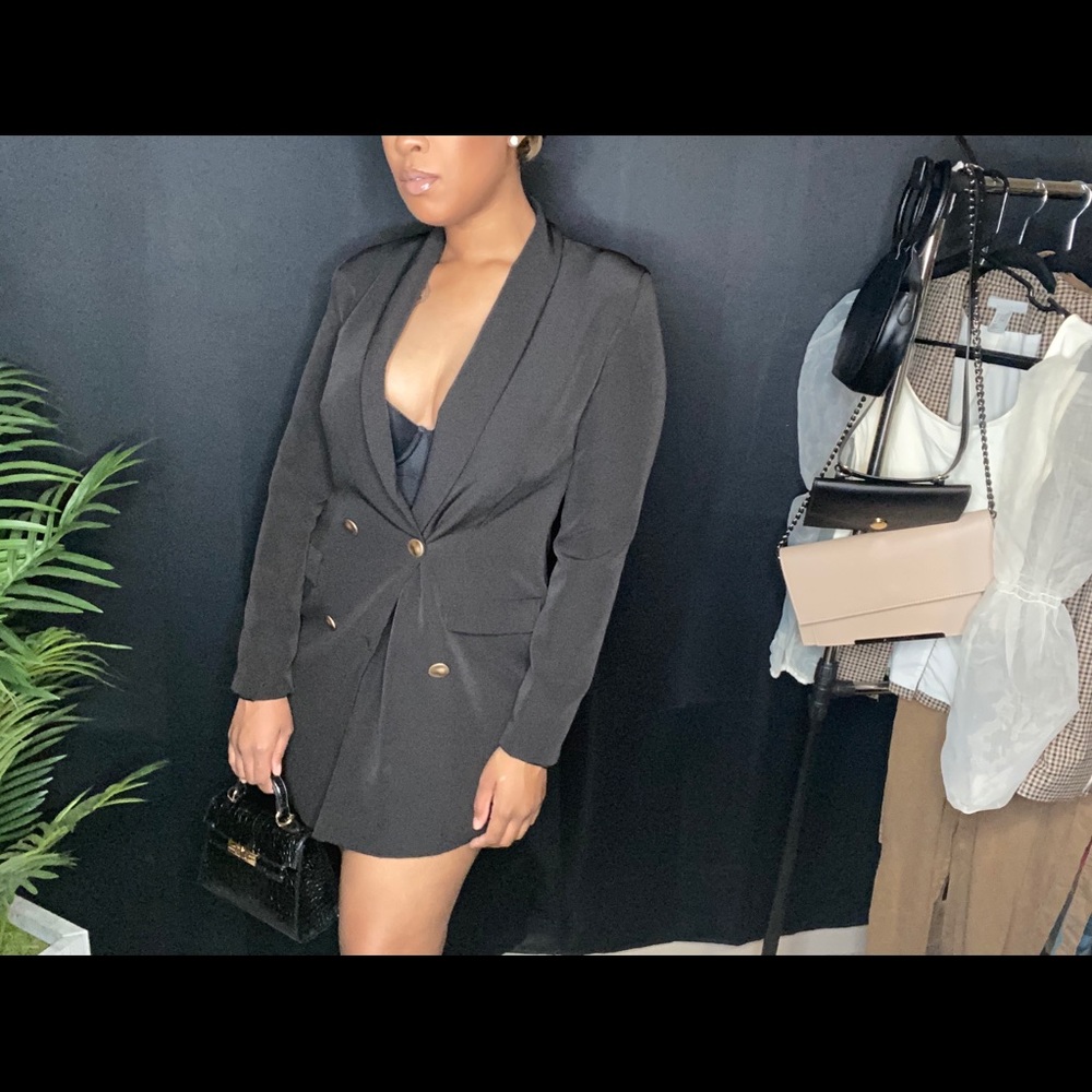Black Blazer Dress